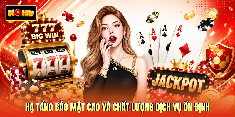Hạ tầng bảo mật cao và chất lượng dịch vụ ổn định